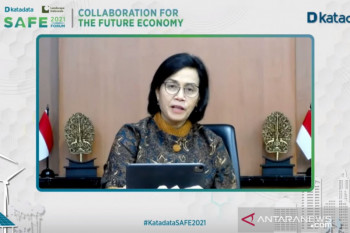Sri Mulyani sebut sebanyak 96,5 juta dosis vaksin COVID-19 telah disuntikkan