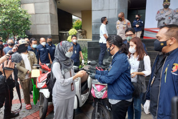 Polda Metro Jaya kembalikan motor hasil curian kepada pemiliknya