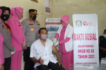 Polres Mukomuko gelar vaksinasi massal
