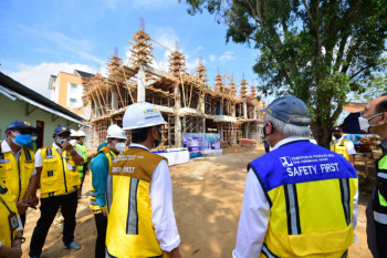 Menteri PUPR tinjau rusunawa di Unila