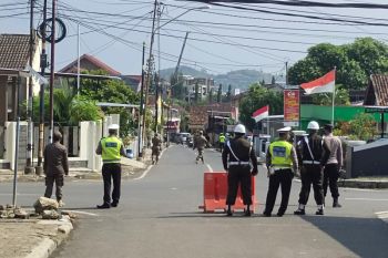 Jelang kedatangan Presiden penjagaan di SMA 2 Bandarlampung diperketat