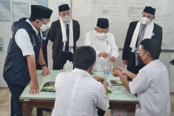 Wapres Ma'ruf Amin meninjau PTM Pondok Pesantren Darunnajah Jakarta