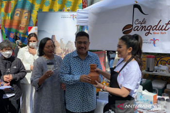 Diaspora Indonesia meluncurkan 'Cafe Dangdut' di Gedung WTC Financial Center New York