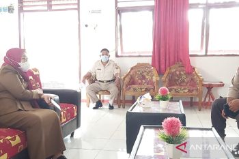 Anggota Polres Sangihe koordinasi sosialisasi COVID-19 di Tabut