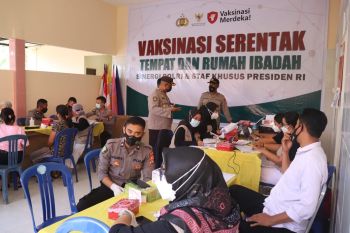 Vaksinasi Merdeka tahap pertama menyasar seribu warga Lombok Utara