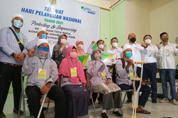 Puluhan disabilitas Pekanbaru dilatih keterampilan tata boga hadapi pandemi COVID-19