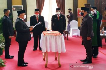 Dilantik jadi Sekda Kotim, Fajrurrahman diminta optimalkan penanganan banjir