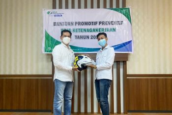 BPJAMSOSTEK  beri bantuan promotif preventif pekerja di kota Palu