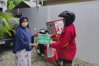 Alfamart berbagi voucer di Hapelnas bagi konsumen yang belanja melalui Alfagift