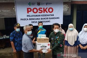 Dinkes Sulbar bantu logistik kesehatan kepada korban banjir di Sondoang Mamuju