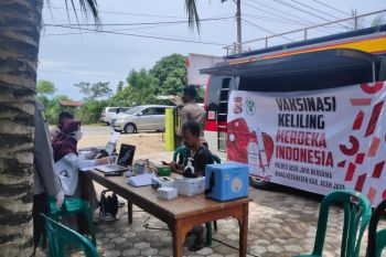 Polres Aceh Jaya menggelar vaksinasi keliling