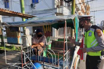 Satlantas Polres Meranti terus ingatkan masyarakat patuhi prokes