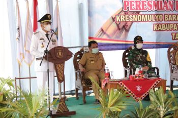 Bupati Pringsewu Resmikan 2 Pekon Persiapan