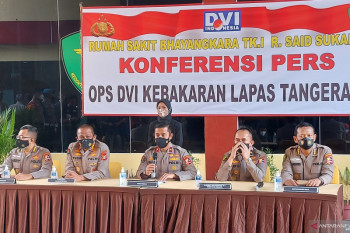 RS Polri buka pos ante mortem musibah kebakaran di Lapas Tangerang