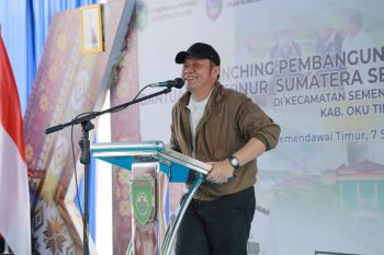 Kabupaten OKU Timur terima dana bantuan infrastruktur Rp269 miliar