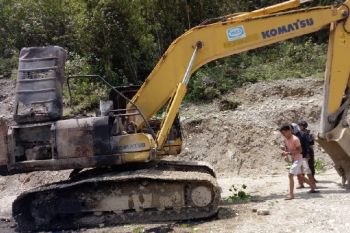 KKB bakar alat berat milik PT Wika di Pegunungan Bintang Papua