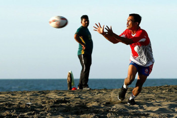 PON Papua- Tim rugbi Aceh optimistis tembus final PON XX Papua