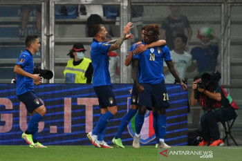 Italia ukir rekor baru 37 pertandingan resmi tak terkalahkan