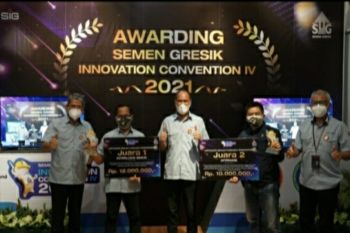 Semen Gresik beri penghargaan kepada inovator terbaik pada SGIC IV 2021