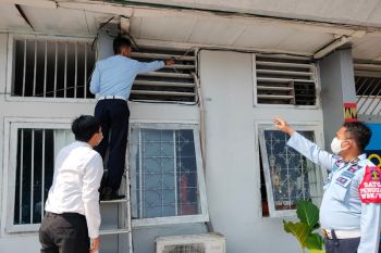 Lapas Rajabasa cek jaringan listrik dan tabung pemadam antisipasi kebakaran