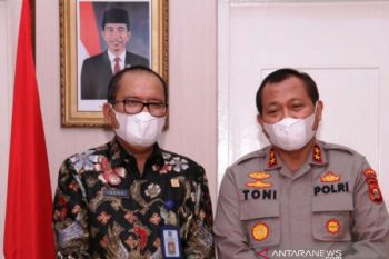 Polda dan Kanwil Kemenkumham Sumsel bahas masalah tahanan masa pandemi
