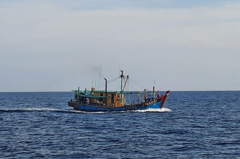 KKP tangkap kapal ikan ilegal berbendera Malaysia di Selat Malaka