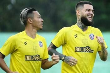 Pemain Arema Diego Michiels siap dimainkan di Liga 1 usai vaksinasi dosis kedua