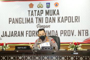 Kapolri Ingatkan Penurunan Level di NTB Harus Diimbangi Prokes yang Ketat