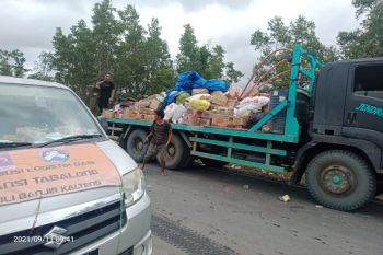 Bantuan masyarakat Tabalong untuk korban banjir Katingan sempat terkendala