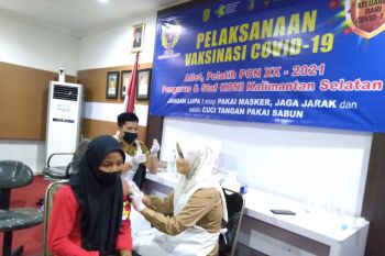 KONI Kalsel kembali vaksinasi atlet dan pelatih untuk PON XX Papua