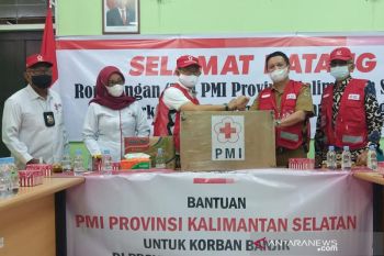 PMI Kalsel salurkan bantuan kepada warga terdampak banjir di Kalteng