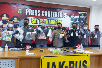 Polres Jakarta Pusat gagalkan peredaran ekstasi palsu produksi rumahan