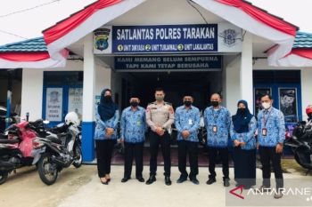 Bapenda Kaltara - Polres Tarakan Kerjasama Pelayanan Pajak Kendaraan