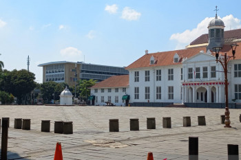 Kawasan Kota Tua belum dibuka untuk masyarakat berolahraga