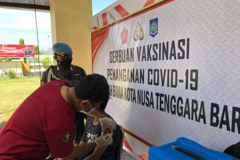 Polres Bima Kota berhasil malakukan 7.501 vaksin dalam sepekan