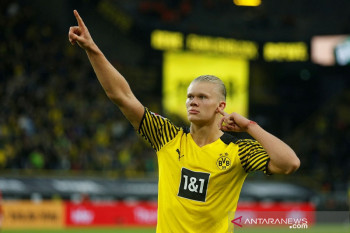 Dortmund tundukkan Union Berlin 4-2, Haaland cetak dua gol
