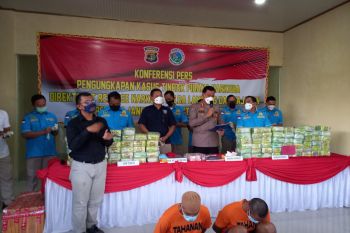 Polda Lampung ungkap kasus puluhan kilogram narkotika selama sembilan bulan