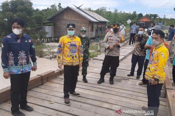 Jembatan Sei Rawi II di Kabupaten Gumas kembali fungsional