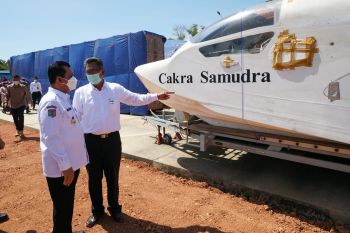 Gubernur Kepri resmikan pembangunan gudang kapal Hoverwing
