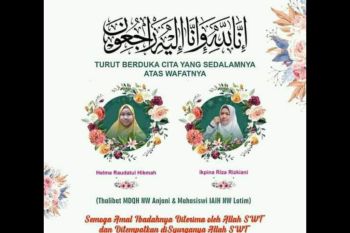 Dua mahasiswi NW Anjani tewas ditabrak dum truk