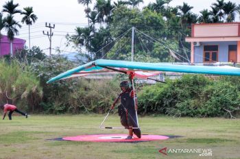 Di kategori ini pada cabang olahraga Gantole PON Papua, atlet Sumbar unggul