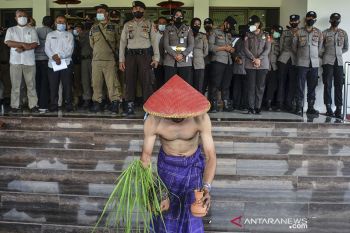 Aksi hari Tani Nasional di Tasikmalaya