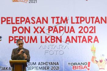 Perum LKBN ANTARA berangkatkan tim peliputan PON XX PAPUA