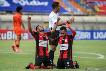 Liga 1 Indonesia : Persipura cetak kemenangan perdana usai kalahkan Persiraja