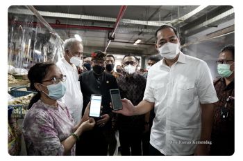 Kemendag akan uji coba penerapan PeduliLindungi di pasar rakyat