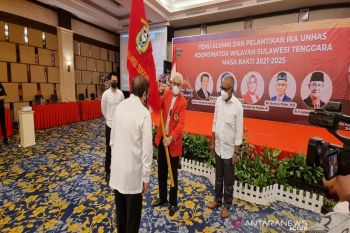 Asrun Lio pimpin IKA UNHAS Koordinator wilayah Sultra