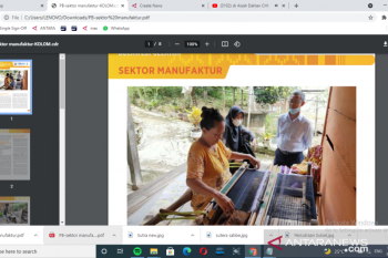 Sektor manufaktur jadi salah satu penentu perbaikan persutraan di Sulsel