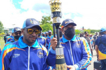 Papua PON torch relay starts in Sorong, West Papua