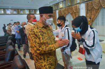 Pelepasan Kontingen PON Sumbar