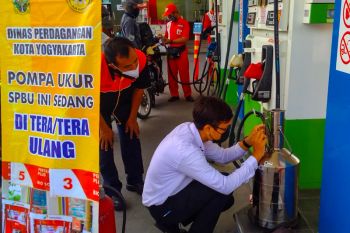 UPT Metrologi pastikan seluruh SPBU Yogyakarta sudah menjalani tera ulang